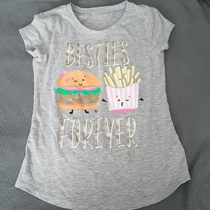 Girls size 7 Justice besties forever t-shirt
